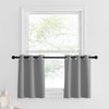 NICETOWN Thermal Insulated Blackout Kitchen Valances Energy Efficient Grommet Valances