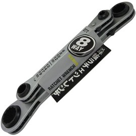 EIGER TOOL F-4 8-Way Plate Ratchet Wrench 6 x 8 x 10 x 12 x 13 x 14 x 17 x 19