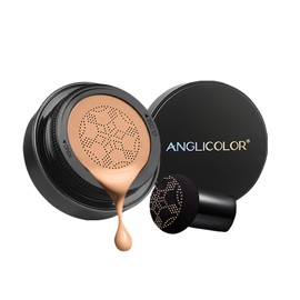 Anglicolor Pilz Luftkissen CC Creme,Moisturising BB Creme Cushion Foundation Cover Concealer Liquid Foundation Volldeckendes Make-Up Langlebig Und Wasserfest (#05 Sand, 15ml)