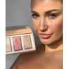 BEAUTY BAY Peachy Glow Highlighter Palette - 3 Shade Baked