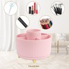 Top-spring 360° Rotating Makeup Organiser, Spinning Makeup Brush Holder with