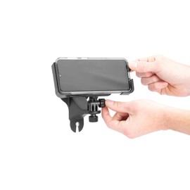 WeatherTech Rotating MirrorFone Two View - Phone Holder Mount for Bathroom Kitchen Shower Mirror Tile (8ARM4)