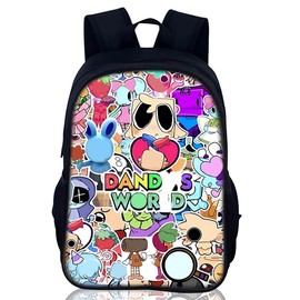 BZQCPLX Dandy Backpack for School, Anime School Bag Dandy Printed School Backpack Cartoon Waterproof Capacity School Bag for Nursery Kids Teenage Girls Little Girls