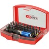 KS Tools 918.3070 Torsionpower Colour Coded Screwdriver Bits, 1/4, Red/Black,