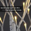 LIGHTSHARE Lighted Tree 6FT 72 LED Lighted Birch Tree for