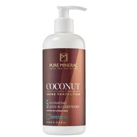 Pure Mineral Leave-in Conditioner with Coconut Oil, Moisture and Shine for Dry Hair, No Sulphates, Parabens, Petrolates, 350 ml
