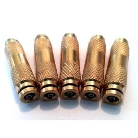 JCAPUSA BRASS DOT PUSH IN CONNECT 5/32" Straight Union Nylon Tube Air Brake Fitting-5pcs