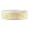 Checked Taffeta Ribbon - White/Yellow (1 1/2")