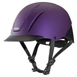 Troxel Spirit Horseback Riding Helmet, Violet Duratec, Large (7 3/8 - 7 3/4)