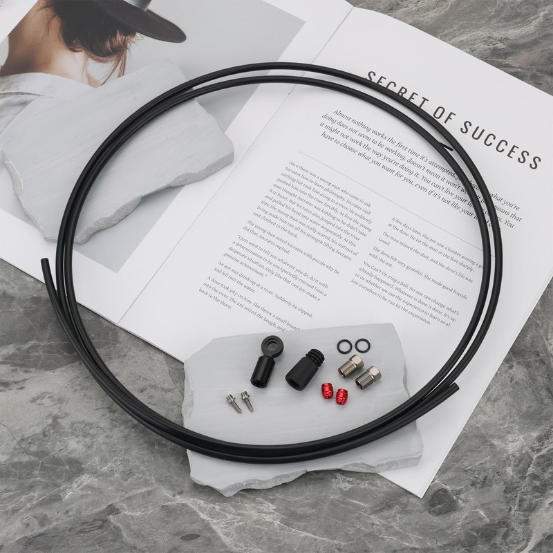 Briny River 1Set Bikes Brake Hose Kit with Oil Needle