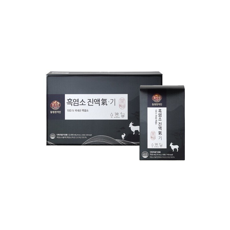 Dongwon Cheonjiin (롯데백화점)(동원천지인) 흑염소 진액氣 기 (70mL x 30포) (Dongwon