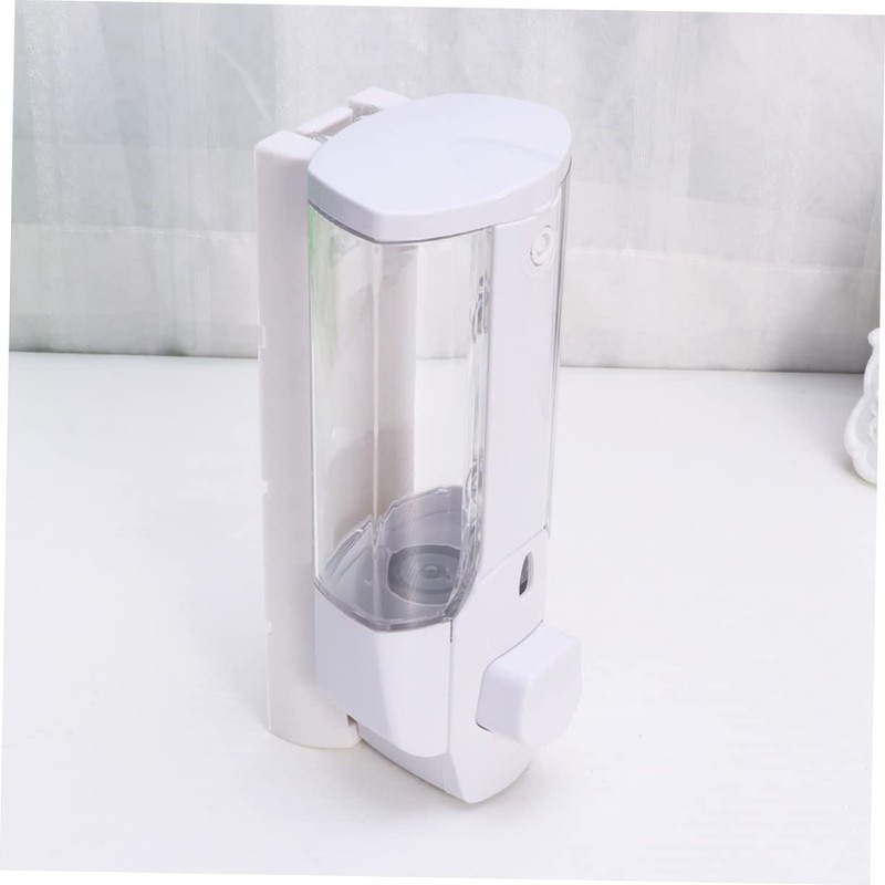 Alipis Abs Liquid Soap Dispenser Wall-Mounted Pump Non-Slip Leakproof 350ml