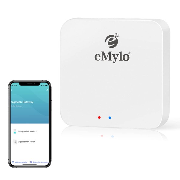 eMylo Zigbee Hub Gateway, 2 in 1 Zigbee 3.0 Bluetooth