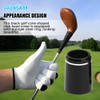 MUXSAM 10pcs .335 Black Golf Tapered Ferrules Compatible for Irons
