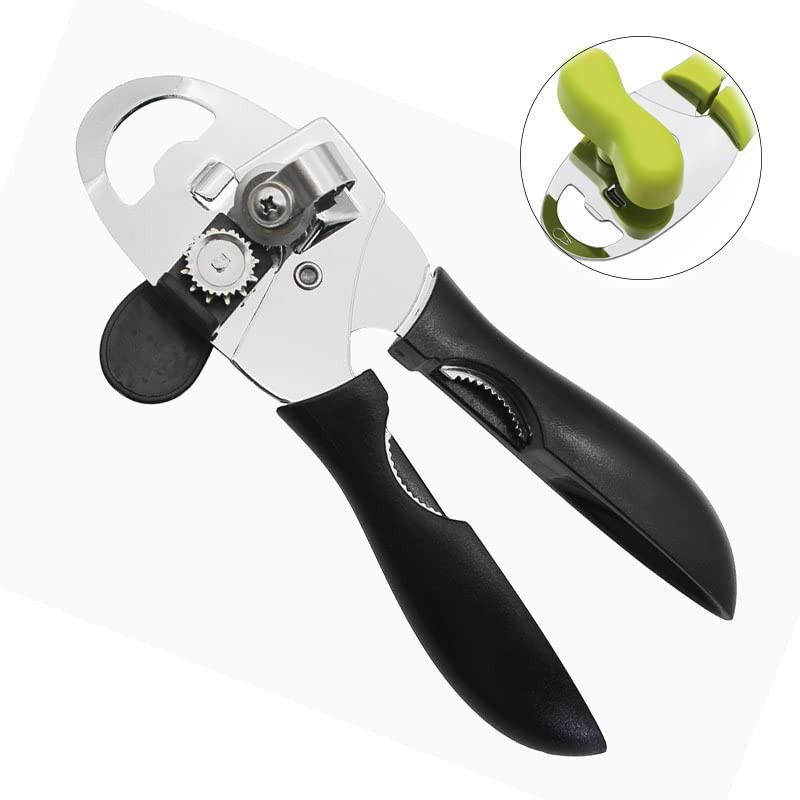 Stainless Steel Can Opener, Professional Manual Tin Opener 4 in