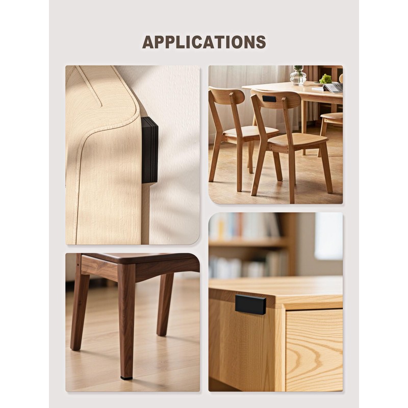 SARDVISA Furniture Wall Protector, 8Pcs(0.71" Thick) + 12Pcs(0.12" Thick) EVA