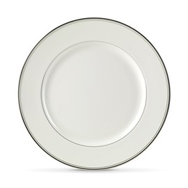 Mikasa Gothic Platinum Dinner Plate, 11", Silver