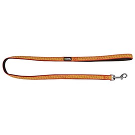 Kerbl Reflective Leash, 15 mm x 100 cm, Black/Orange