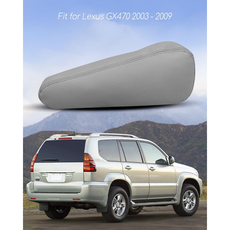 AUGREX Auto Armrest Cover Fit for Lexus GX470 2003 2004