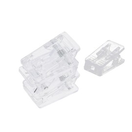 Operitacx 1 Set Crystal Clip Office Circlip Extra Wire Case Clear Glue Chip Bag Clips Correction Medium Binding Clips Bulk Hanging Large Clip Holder Pliers Heavy Inserts Acrylic 30 Pieces