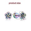 Onnzin Titanium Earrings,Hypoallergenic Rose Earrings for Sensitive Ears
