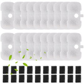SORON 20 Packs Filter Replacement Compatible with PETLIBRO Cat Water Fountain PLWF005/PLWF105/PLWF115/PLWF106/PLWF116/PLWF305, Upgrade Replacement Filters Fit Pet libro Water Fountain, Easy to Install