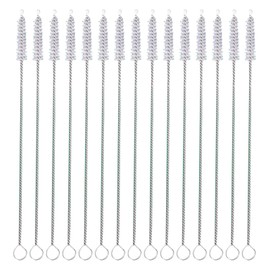 Straw Brushes, Pack of 15 Straw Cleaning Brushes, Stainless Steel Straw Brush, Test Tube Brush, Straw Brush, Pipe Cleaning Nipple Bottle Brush