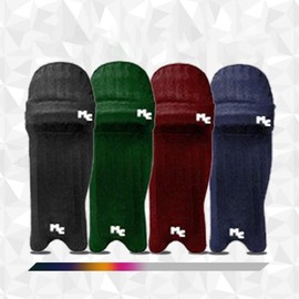 Mars Cricket Pad Covers for Legguards - one size, Adults, Juniors,, Navy, Black, Green, Maroon (Maroon)