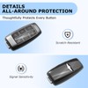 CHENZLIN for Genesis Key Fob Cover 6-Button TPU Case Keychain