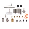 Double Pulley Extruder Kit Double Concave Gear Design Stable Feed