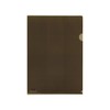 【J-294509】【ＬＩＨＩＴＬＡＢ】クリヤーホルダー F-78-9 A4 茶 5枚【ポケットファイル】