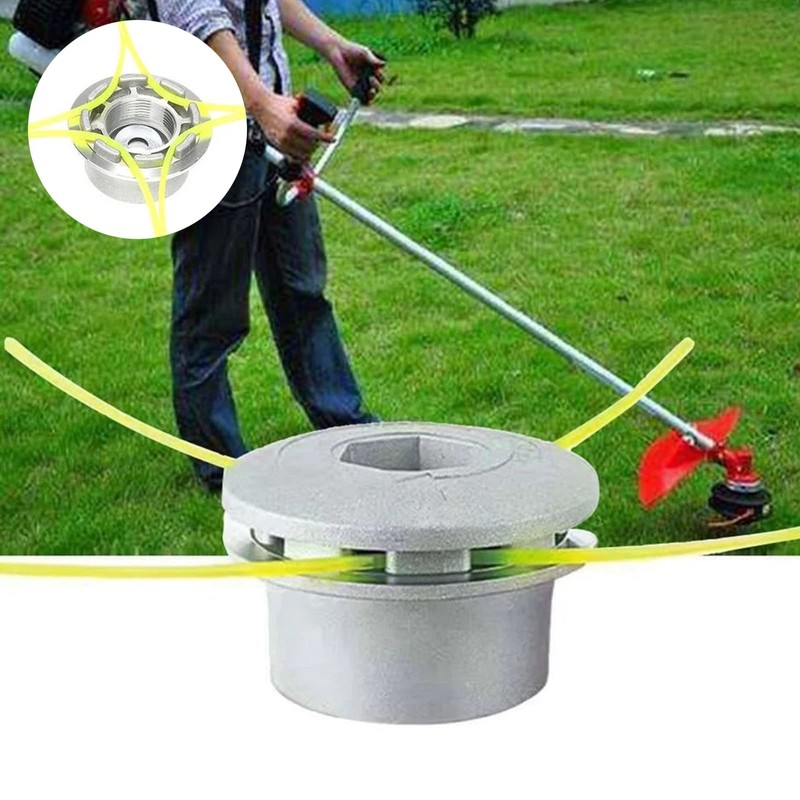 Lawn Trimmer Head Double Thread Head, Thread Head Brush Cutter,