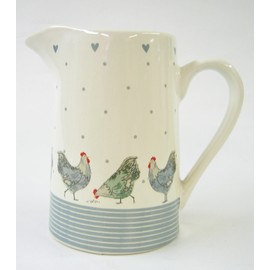 Gisela Graham Hen Sweet Hen Medium ceramic Jug
