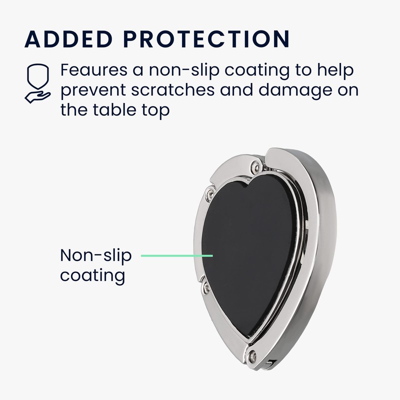[kwmobile] 2x Bag Hooks for Bags - Foldable Bag Hanger