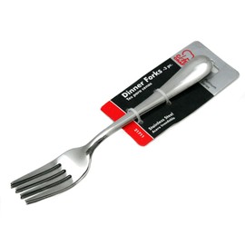 Chef Craft Heavy Duty Dinner Fork, 7.5 inches in Length 3 Piece Set, Stainless Steel