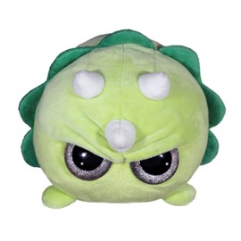 Grumpy Baby Dinosaur - Adorable Super Soft Plush Triceratops Stuffed Animal Toy (Glitter Eyes) - Large 12 Inch - Unique Gift for Kids and Adults