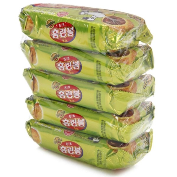 Haitai Homerunball biscuit choco flavor 46g (Pack of 5) Party