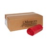 McKesson Infectious Waste Bag, Biohazard, Star Sealed Bottom, Red, 1.25