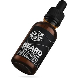 Out of Regz Beard Elixir - Premium Blend of 7 Oils for Thicker, Fuller Beard - Jojoba, Aloe, Coconut & Almond - Deep Moisturization for Beard Growth