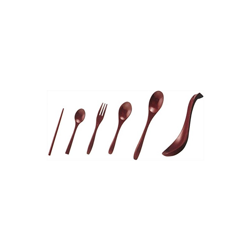 Ase Shinzo Shoten R1204 Handrail, Vermilion, Coffee Spoon, Red