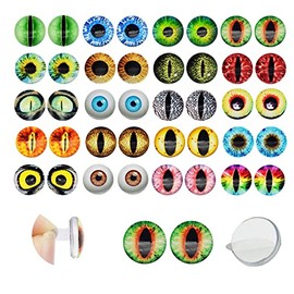 100PCS 12mm Self Adhesive Dragon Animal Eye Googly Wiggle Eyes for DIY Craft Sticker Children School Classroom Arts Crafts Decoration