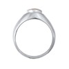 Kuzzoi 0608312924 Men's Silver Ring with Zirconia 925 Sterling Silver