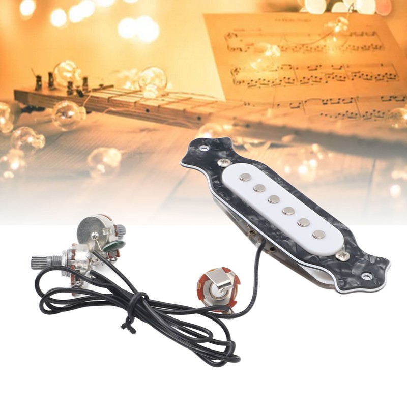 6 String Single Coil Pickup Prewired Electric Guitar Pickup Replacement