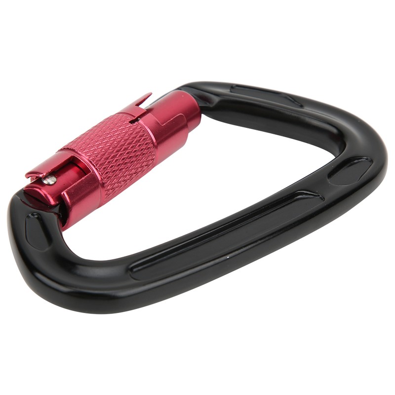 7075 Aviation Aluminum Master Lock Carabiner D Ring Safety Buckle
