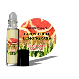 MOBETTER FRAGRANCE OILS' Impression of Grapefruit Lemongrass perfume cologne Fragrance Body Oil 1/3 oz roll on Glass Bottle