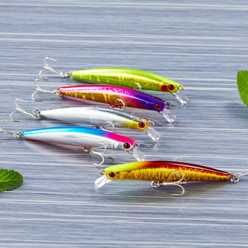 KOKO Lures #4 Seabass Lure, Minnow, 80S, 0.3 oz (8