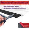 Cuttable Carpet Edge Trim,Flexible Floor Transition Strip from Carpet to