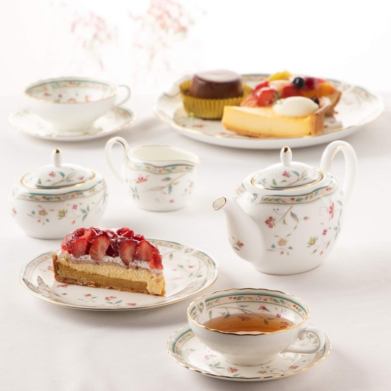 Noritake ノリタケ シュガー 215cc 花更紗 ボーンチャイナ T50527A/4409