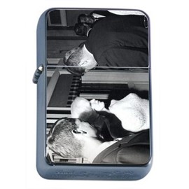 Marilyn Classic Kennedy Windproof Refillable Flip Top Oil Lighter with Tin Gift Box D-439