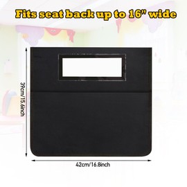 Chair Pockets for Classroom 15.6x16.8 Inch - Chairback Buddy Pocket Chart Seat Back Organizer Student Storage with Lable Slot for Classroom Kindergarten School Home